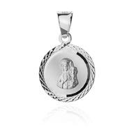 STRIEBORNÁ MEDALITA MATKA CZĘSTOCHOWA MADONNA 925