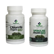 CHLORELLA + SPIRULINA BIO SET 600 tabliet