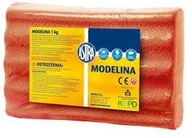 ASTRA Modelovacia hmota 1 kg - červená