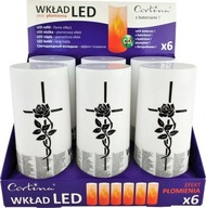 6x LED VLOŽKA EFEKT PLAMEŇA POHYBUJÚCI PLAMEŇ