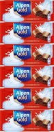 Alpen Gold mliečna čokoláda 80g x6