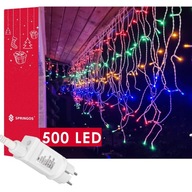 ZÁCLONY GARLANDOVÉ ICILS LAMPY 500 LED MULTICOLOR