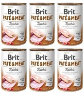 BRIT Pate & Meat Dog Králik 12x400g