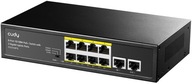 PoE+ switch 10-portový Cudy FS1010PG 120W pre PoE kamery CCTV IP monitoring