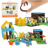 STAVEBNÉ BLOKY POLSKÉ MINI VAFLE FARMER BLISTER 185 ELEMENTS MARIO