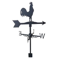 Weathervane Fence Mount Black 2 Style Weathervane