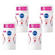 NIVEA Dry Comfort Antiperspirant roll-on 4 x 50 ml