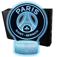 Paris Saint-Germain 3D LED nočná USB lampa