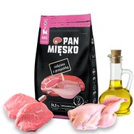 PAN MEAT Teľacie mäso s prepelicami 3kg XS šteniatko