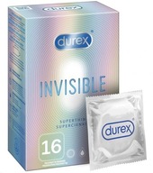 Durex Invisible Super tenké kondómy 16 kusov