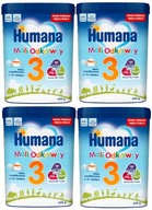 HUMANA 3 Little explorers umelé mlieko 4x650 g