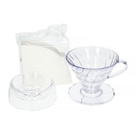 Hario V60 Drip-Assist V60-02 + prekrytie + filtre