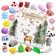 ADVENTNÝ KALENDÁR MOCHI SQUISHY GNIOTKI TOYS 24