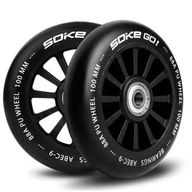 VÝKONNOSTNÉ KOLIESKY 100mm ABEC9 LOŽISKÁ KOLESÁ SADA 2 KOLIES