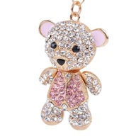 Prívesok na kľúče do kabelky ružový TEDDY BEAR