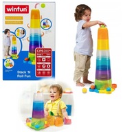 Smily Play Tower s loptičkami 65 cm Pyramída