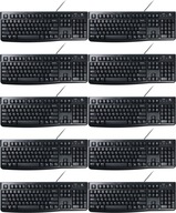 Káblová klávesnica Logitech K120 čierna x10