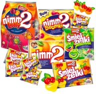 Sada želé fazuľky Darčekové balenie sladkostí Haribo Nimm2 Trolli mini želé fazuľky