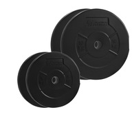 PLATINOVÁ FITNESS VÁHA SET 30 kg BITUMEN HMOTNOSTNÉ ZAŤAŽENIE 29 mm