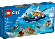 LEGO CITY 60377 BLOKY POTÁPACÍCH ČLNÍ PRE VYŠETROVATEĽA