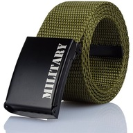 Pánsky opasok MILITARY BUCKLE WIDE 155 CM