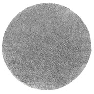 Plyšový koberec Alpaka Circle Shaggy 60cm šedý