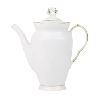 Porcelánová kanvica IRENA so zlatým prúžkom, 850 ml