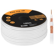 LIBOX Kábel koaxiálny RG6U PCC113 100m 3xCU