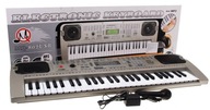 USB klávesnicový organ s napájaním mikrofónu MQ-807