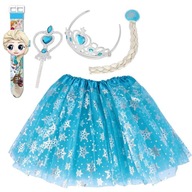 FROZEN SUPER SET 3D HODINKY NA JEDNORÁZOVÉ Sukne TIARA