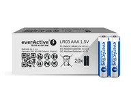 Alkalické alkalické batérie AAA LR03 EVERACTIVE Blue (40 ks.)