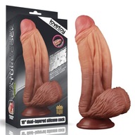 Dildo s prísavkou Dual Layered 24,5 cm Lovetoy