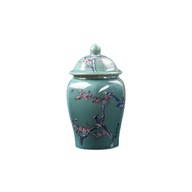 Klasická keramická zázvorová dóza, cínová nádoba na čaj S