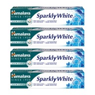 4x Himalaya Herbal bieliaca zubná pasta Sparkly White 75 ml SET