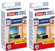 TESA COMFORT WINDOW SIEŤKA PROTI KOMÁROM 1,3X1,5 ČIERNA x2