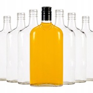 50x Flat Bottle 500 ml na tinktúry mesačného likéru