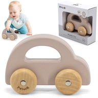 VIGA PolarB Drevené Push Car Brown