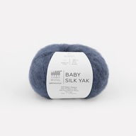 Gabo Wool Baby Silk Yak priadza 9917 sivomodrá