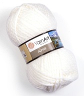 Priadza YarnArt Alpine, farba 330 White, 150 g