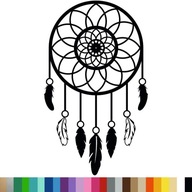 Dekoratívna nálepka na stenu motív BOHO DREAMCATCHER, SPÁLŇA 44x74