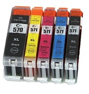 5 x atrament pre CANON 570XL 571XL MG5750 MG6850 XL