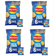 4x 150g WALKERS (LAY'S) Cheese & Onion Chips UK