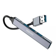 KAKU Adaptér USB Hub 4v1 3xUSB 2.0 + USB 3.0