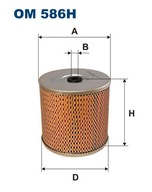 FILTRON OM 586H Filter ovládania hydrauliky