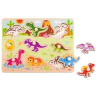 Drevené puzzle TOOKY TOY Montessori puzzle