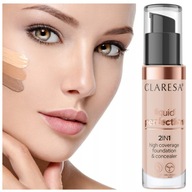 Claresa Liquid Perfection Covering Concealer Face Foundation 2v1 104 Nude