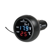 VOLTMETER DO AUTA S AUTOTEPLOMEROM 24.12