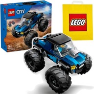 LEGO CITY 60402 Modrý Monster Truck s veľkými kolesami + darčeková taška