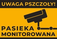 PVC informačná tabuľa MONITOROVANÉ APIARY XL