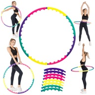 DrFit Hula Hop masážne skladacie zoštíhľujúce fitness ø100cm viacfarebné